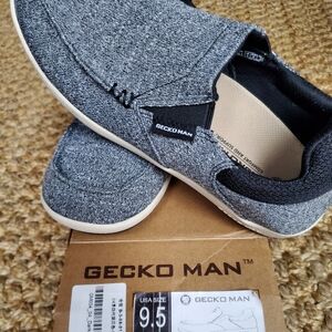 Gecko Man Walk Hero Men's Slip-on Shoes Size 9.5, New in Box